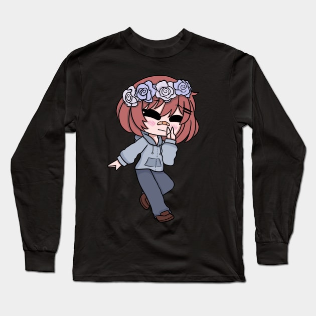 Gacha Life Girl - Maika - Cute and Funny Long Sleeve T-Shirt by UwU Kitty